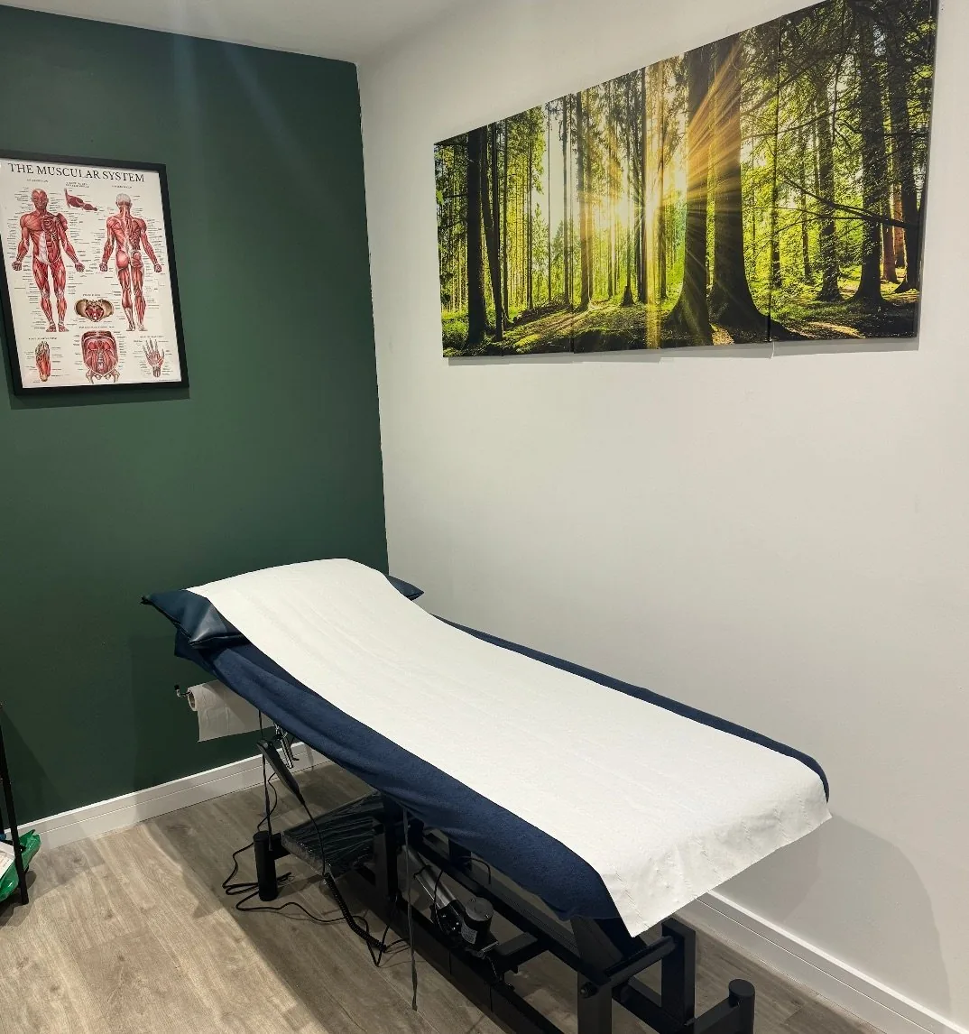 The private treatment space at BetterMe Physiotherapy in Rainham
